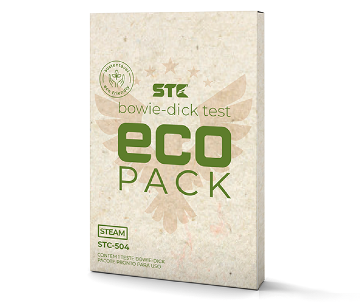 BOWIE-DICK ECOPACK (TIPO S2) PACOTE PRONTO