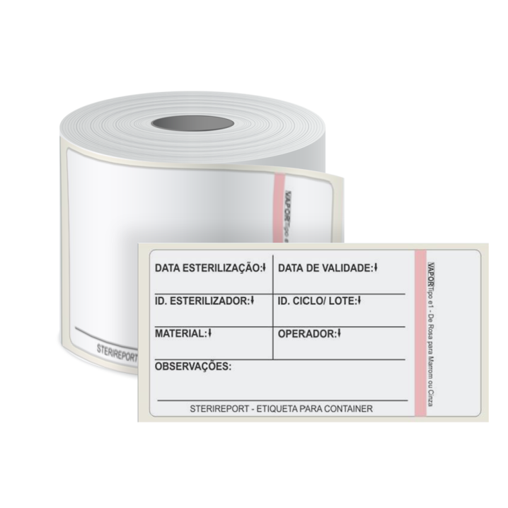 Etiqueta Manual p/ Identificação de Container com IQ Tipo 1