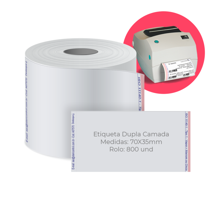 Etiqueta com IQ Tipo 1 - A07035