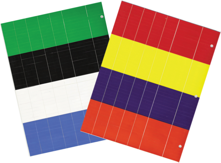 Cartela de Fitas Identificadoras