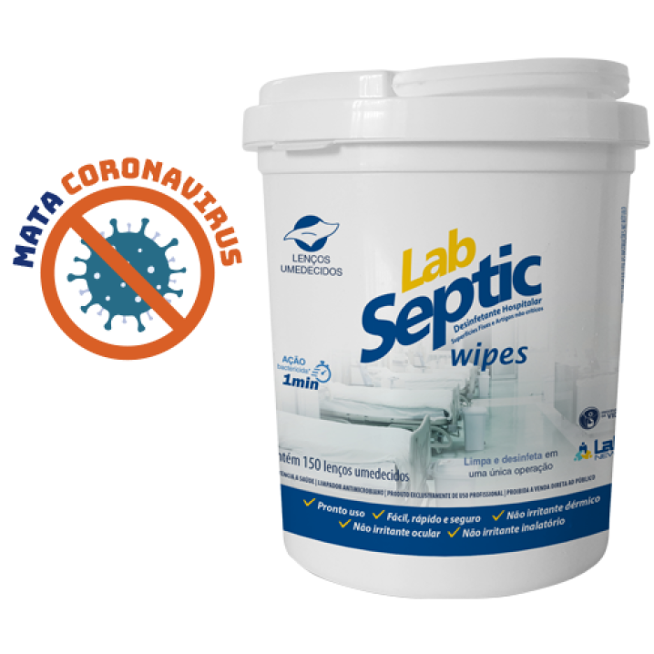 Labseptic Wipes -150 lenços