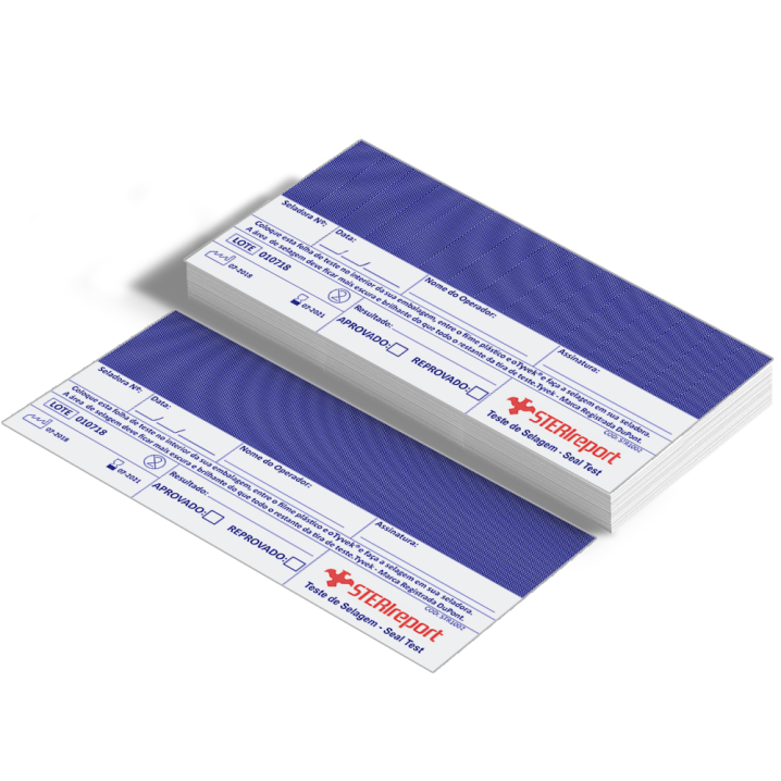 TESTE PARA SELADORA CONTINUA EM PAPEL TYVEK®